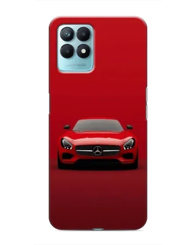 Чехол для Realme NARZO 50 с картинкой «Красный Mercedes AMG»