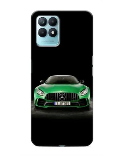 Чехол для Realme NARZO 50 с картинкой «Mercedes — неоновый лого»