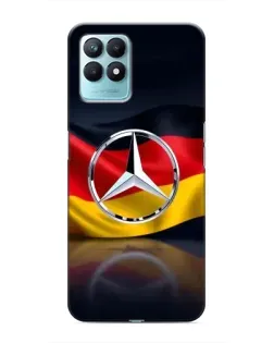 Чехол для Realme NARZO 50 с картинкой «Mercedes — флаг Германии»