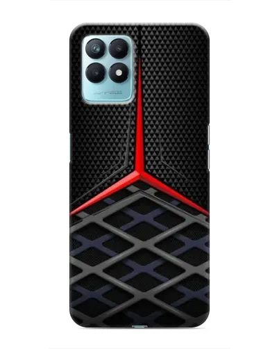 Чехол для Realme NARZO 50 с картинкой «Mercedes Carbon Grid»