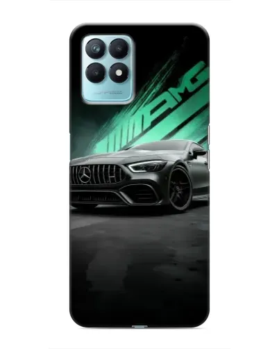 Чехол для Realme NARZO 50 с картинкой «Темный Mercedes AMG»