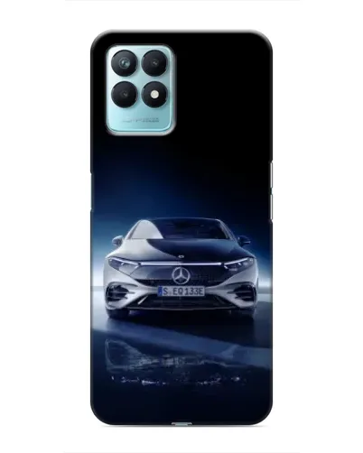 Чехол для Realme NARZO 50 с картинкой «Ночной Mercedes EQ»