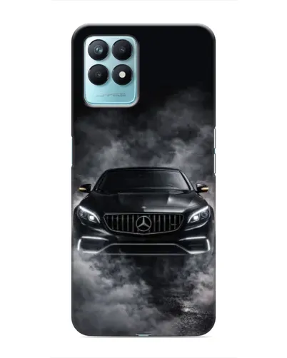 Чехол для Realme NARZO 50 с картинкой «Mercedes в дыму»