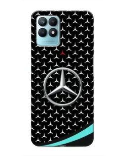 Чехол для Realme NARZO 50 с картинкой «Mercedes — бирюзовый акцент»