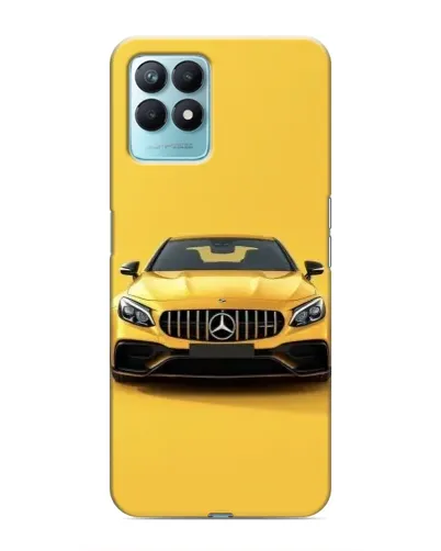Чехол для Realme NARZO 50 с картинкой «Желтый Mercedes GT»
