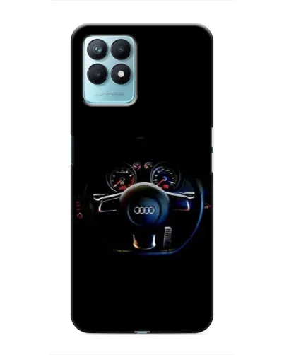 Чехол для Realme NARZO 50 с картинкой «Салон Audi — руль» Чехол для Realme NARZO 50 с картинкой «Салон Audi — руль»
