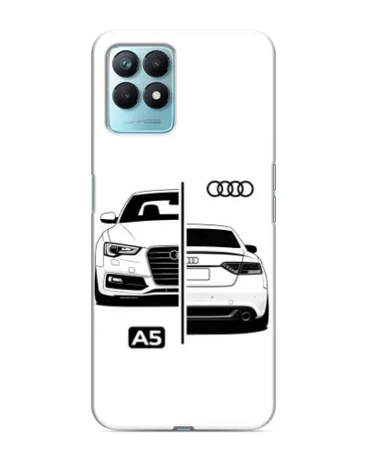 Чехол для Realme NARZO 50 с картинкой «Audi — контрастный дизайн» Чехол для Realme NARZO 50 с картинкой «Audi — контрастный дизайн»