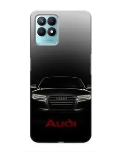 Чехол для Realme NARZO 50 с картинкой «Audi — градиентный контур»