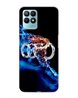 Чехол для Realme NARZO 50 с картинкой «Энергия лого Audi»