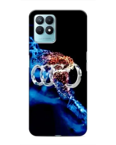 Чехол для Realme NARZO 50 с картинкой «Энергия лого Audi» Чехол для Realme NARZO 50 с картинкой «Энергия лого Audi»