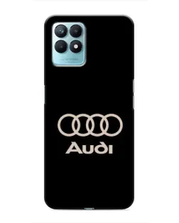 Чехол для Realme NARZO 50 с картинкой «Audi — золотой логотип»