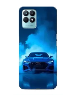 Чехол для Realme NARZO 50 с картинкой «Audi — голубая энергия»