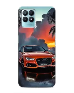 Чехол для Realme NARZO 50 с картинкой «Audi — закат»