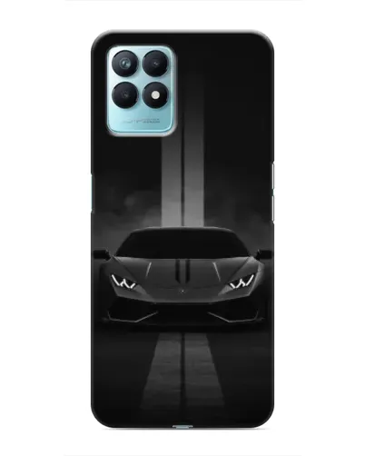 Чехол для Realme NARZO 50 с картинкой «Lamborghini симметрия дорог»