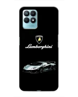 Чехол для Realme NARZO 50 с картинкой «Логотип Lamborghini классика»