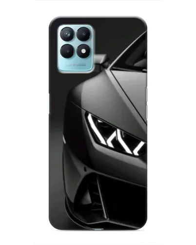 Чехол для Realme NARZO 50 с картинкой «Lamborghini фары детализация»