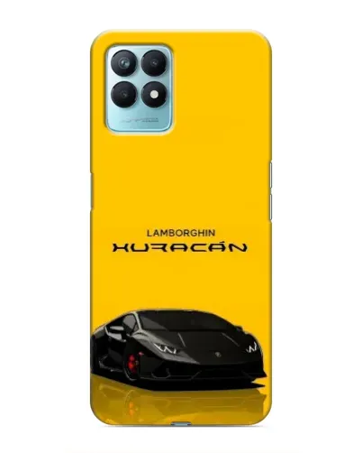 Чехол для Realme NARZO 50 с картинкой «Lamborghini Huracan черный»