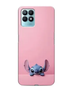Чехол для Realme NARZO 50 с картинкой «Stitch выглядывает»