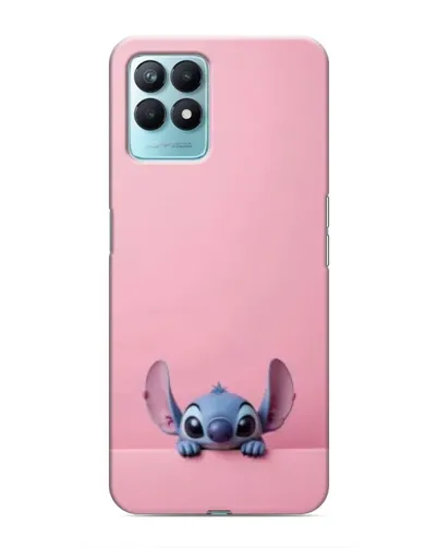 Чехол для Realme NARZO 50 с картинкой «Stitch выглядывает»