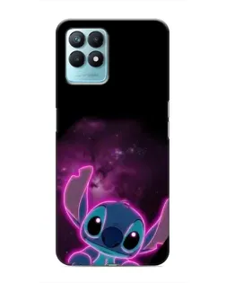 Чехол для Realme NARZO 50 с картинкой «Неоновый Stitch»