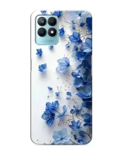 Чехол для Realme NARZO 50 с картинкой «Голубой цветочный каскад» Чехол для Realme NARZO 50 с картинкой «Голубой цветочный каскад»