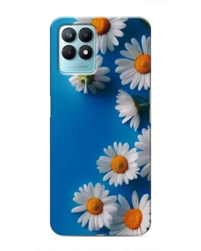 Чехол для Realme NARZO 50 с картинкой «Белоснежные маргаритки»