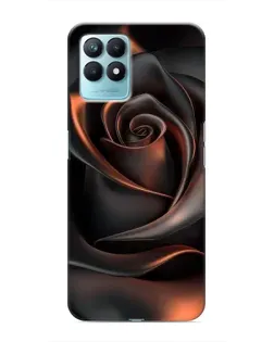 Чехол для Realme NARZO 50 с картинкой «Шелковая черная роза» Чехол для Realme NARZO 50 с картинкой «Шелковая черная роза»