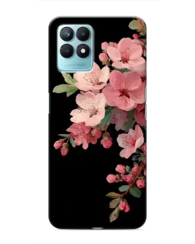 Чехол для Realme NARZO 50 с картинкой «Розовая ветка сакуры»