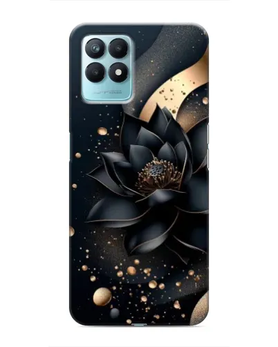 Чехол для Realme NARZO 50 с картинкой «Черный лотос»