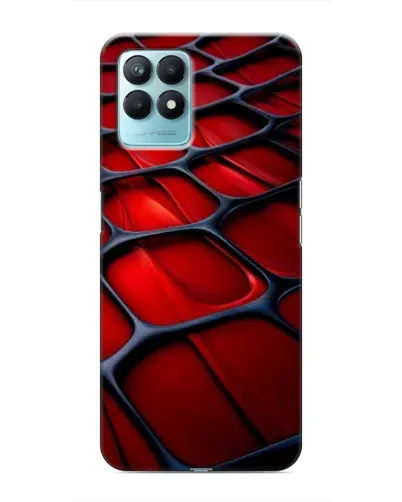 Чехол для Realme NARZO 50 с картинкой «Красная глянцевая сетка» Чехол для Realme NARZO 50 с картинкой «Красная глянцевая сетка»
