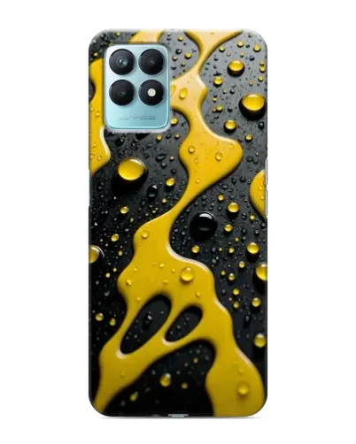Чехол для Realme NARZO 50 с картинкой «Жидкое желтое золото» Чехол для Realme NARZO 50 с картинкой «Жидкое желтое золото»