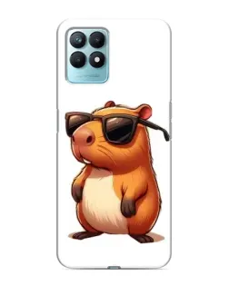 Чехол для Realme NARZO 50 с картинкой «Капибара в очках» Чехол для Realme NARZO 50 с картинкой «Капибара в очках»