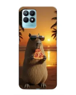 Чехол для Realme NARZO 50 с картинкой «Капибара с пиццей» Чехол для Realme NARZO 50 с картинкой «Капибара с пиццей»
