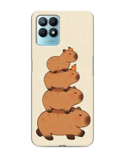 Чехол для Realme NARZO 50 с картинкой «Башня из капибар»