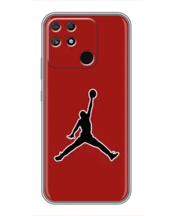 Чохол для Realme NARZO 50A з картинкою «Jordan Red Back»