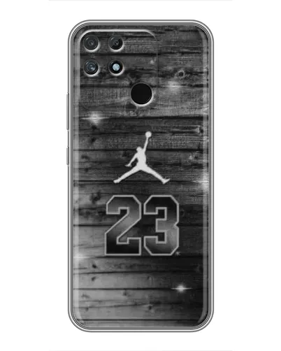 Чохол для Realme NARZO 50A з картинкою «Jordan Carbon 23»