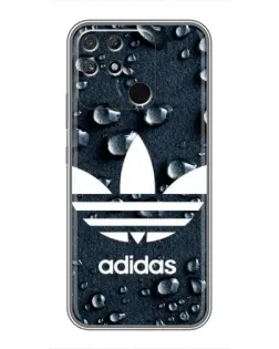 Чохол для Realme NARZO 50A з картинкою «Adidas Trefoil Blue» Чохол для Realme NARZO 50A з картинкою «Adidas Trefoil Blue»