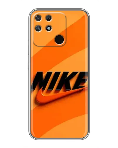 Чохол для Realme NARZO 50A з картинкою «Помаранчевий драйв Nike»