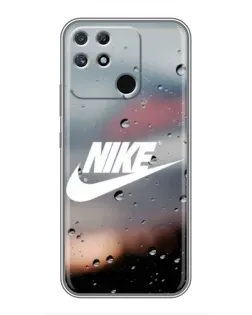 Чохол для Realme NARZO 50A з картинкою «Nike у стилі ретро»