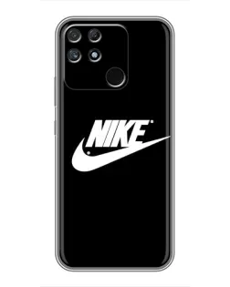 Чохол для Realme NARZO 50A з картинкою «Мазки фарби Nike»