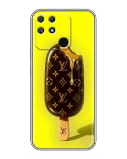 Чехол для Realme NARZO 50A с картинкой «Мороженое от LV»