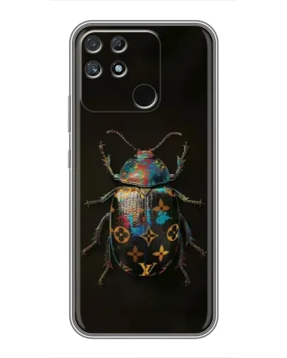 Чехол для Realme NARZO 50A с картинкой «LV — мраморный принт»