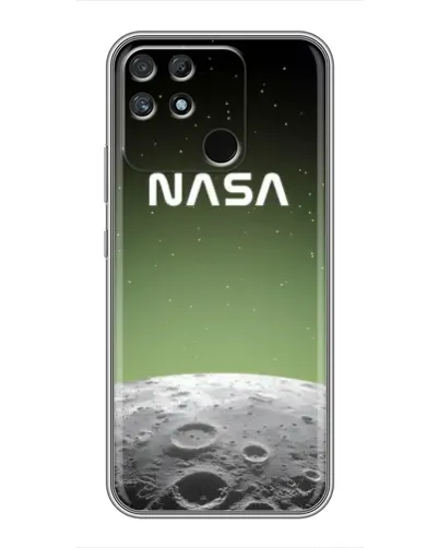 Чехол для Realme NARZO 50A с картинкой «NASA — лунный градиент» Чехол для Realme NARZO 50A с картинкой «NASA — лунный градиент»