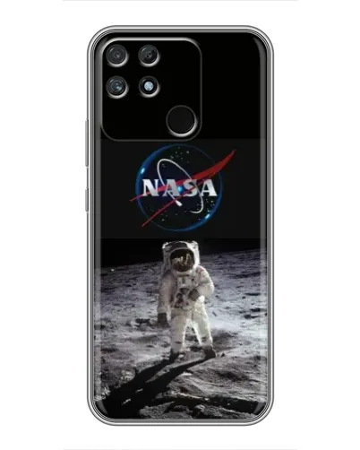 Чехол для Realme NARZO 50A с картинкой «Астронавт на Луне» Чехол для Realme NARZO 50A с картинкой «Астронавт на Луне»