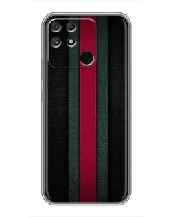 Чехол для Realme NARZO 50A с картинкой «Gucci — неоновая линия»