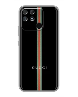 Чехол для Realme NARZO 50A с картинкой «Gucci — строгая линия»