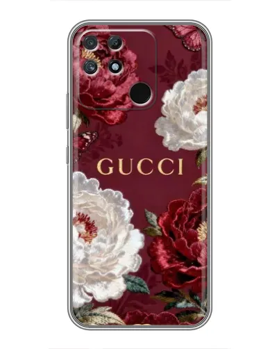 Чехол для Realme NARZO 50A с картинкой «Gucci — бордовые розы» Чехол для Realme NARZO 50A с картинкой «Gucci — бордовые розы»