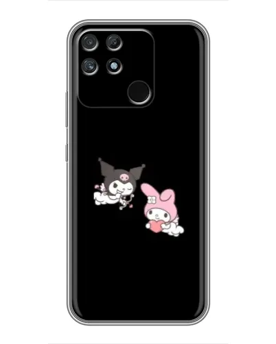 Чохол для Realme NARZO 50A з картинкою «My Melody та Kuromi»