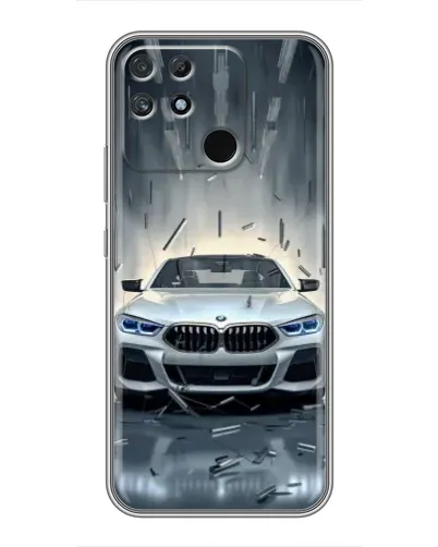 Чехол для Realme NARZO 50A с картинкой «BMW в свете фар»