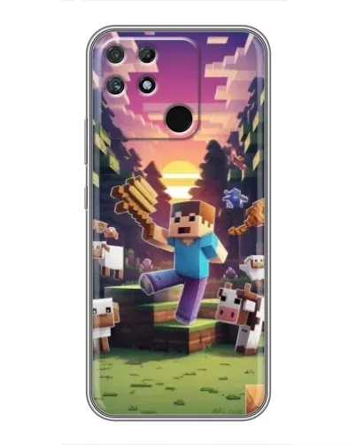 Чохол для Realme NARZO 50A з картинкою «Стів на фермі»